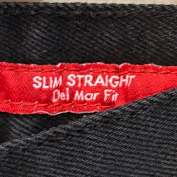 $19❄️ Guess Slim Straight Black Jeans Size 29x32 - Picture 6 of 15